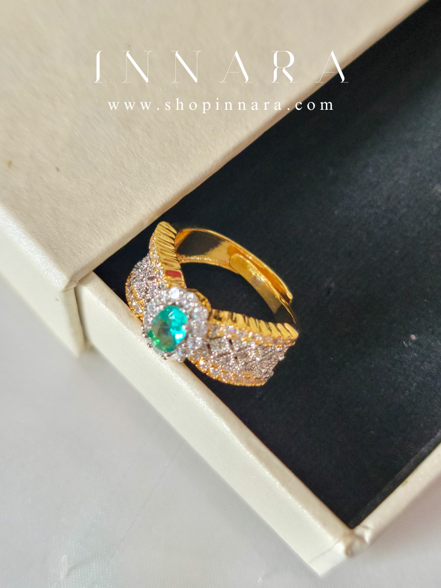 Ivy Blossom Ring (Adjustable)