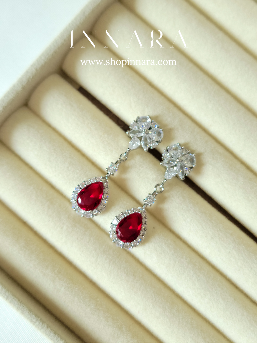 Regal Carmine Earrings