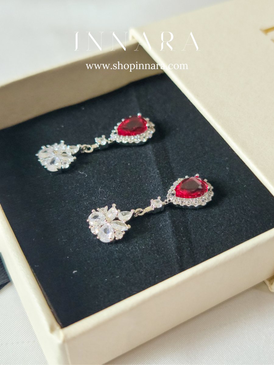 Regal Carmine Earrings