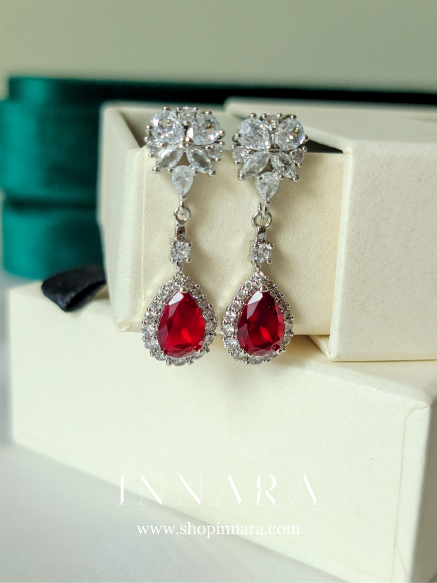 Regal Carmine Earrings