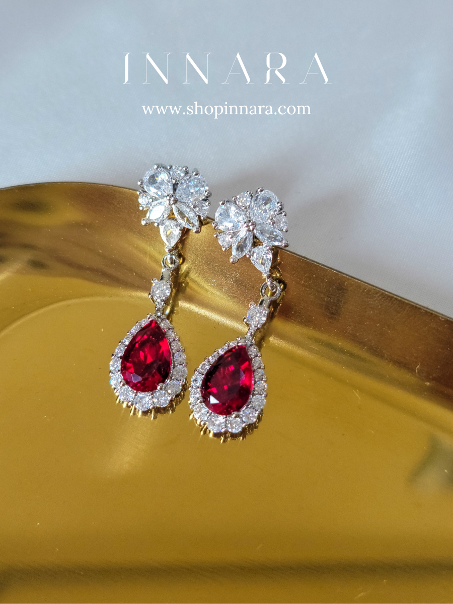 Regal Carmine Earrings