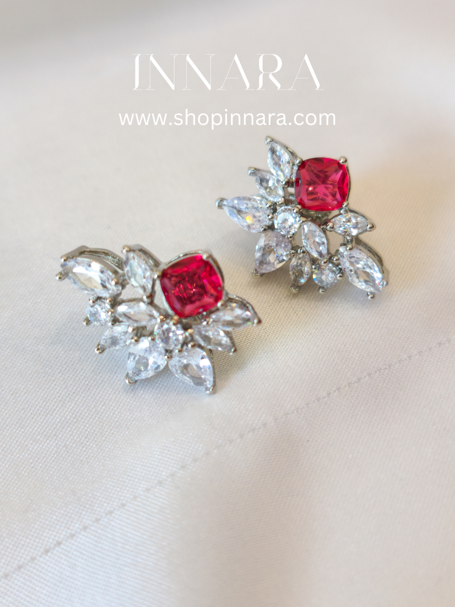 Garnet Gleam Earrings