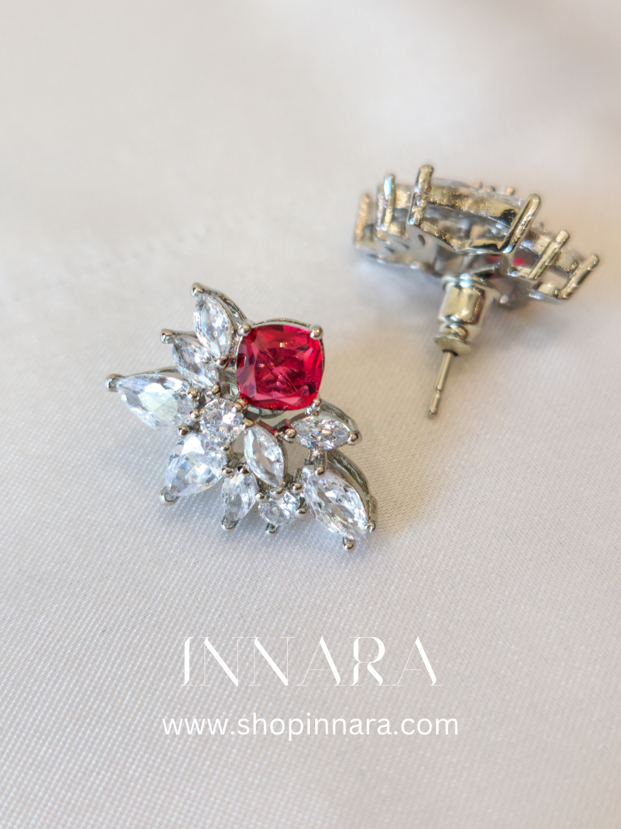 Garnet Gleam Earrings