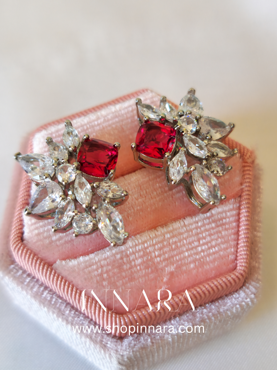 Garnet Gleam Earrings