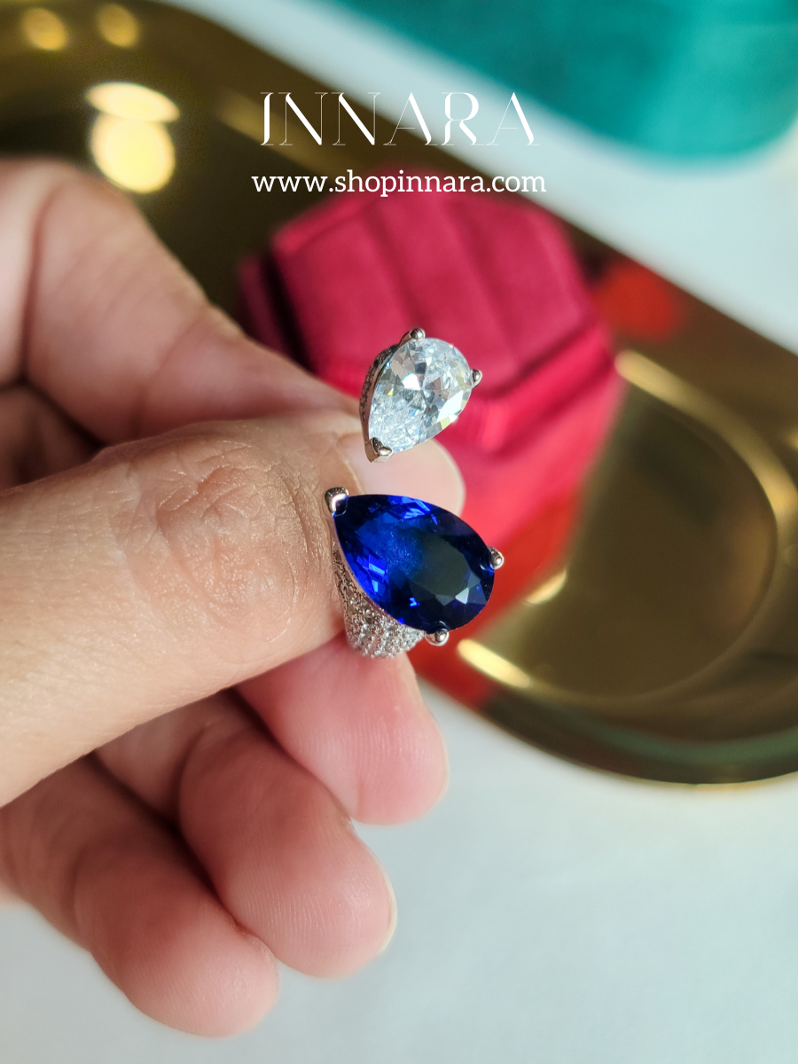 Lapis Luxe Ring (Adjustable)