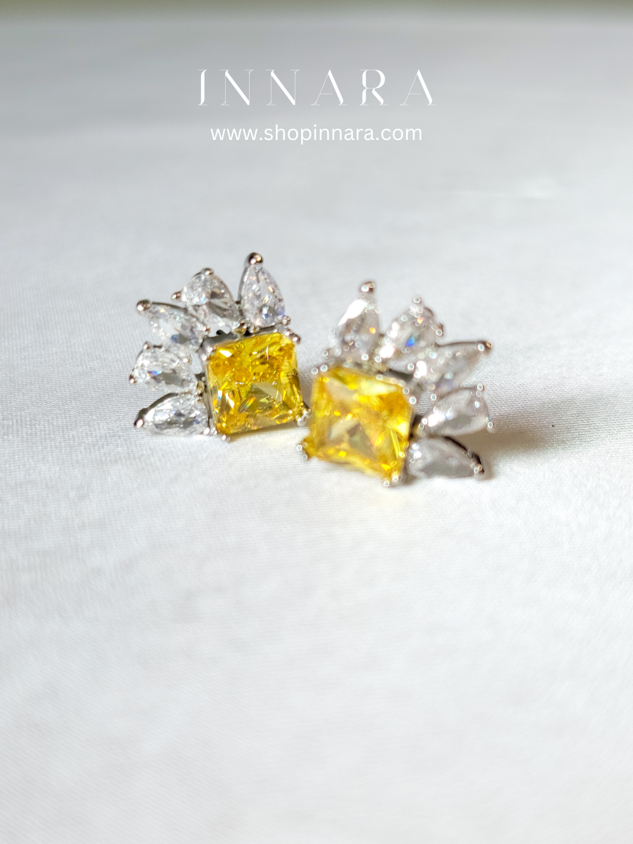 Amber Glow Studs