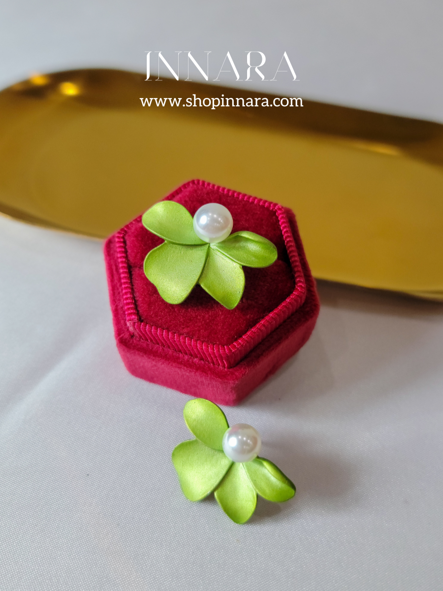 Lime Blossom Studs