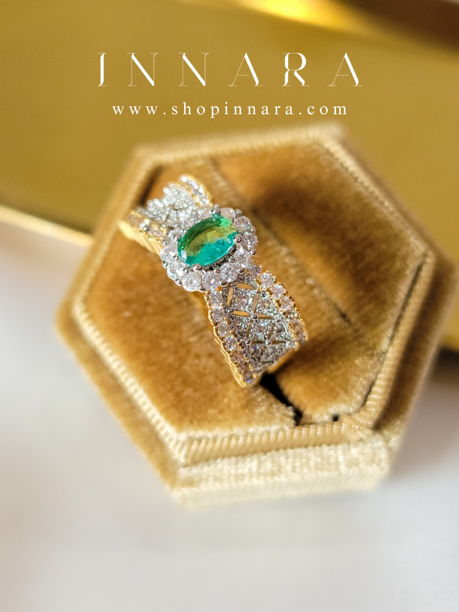 Ivy Blossom Ring (Adjustable)