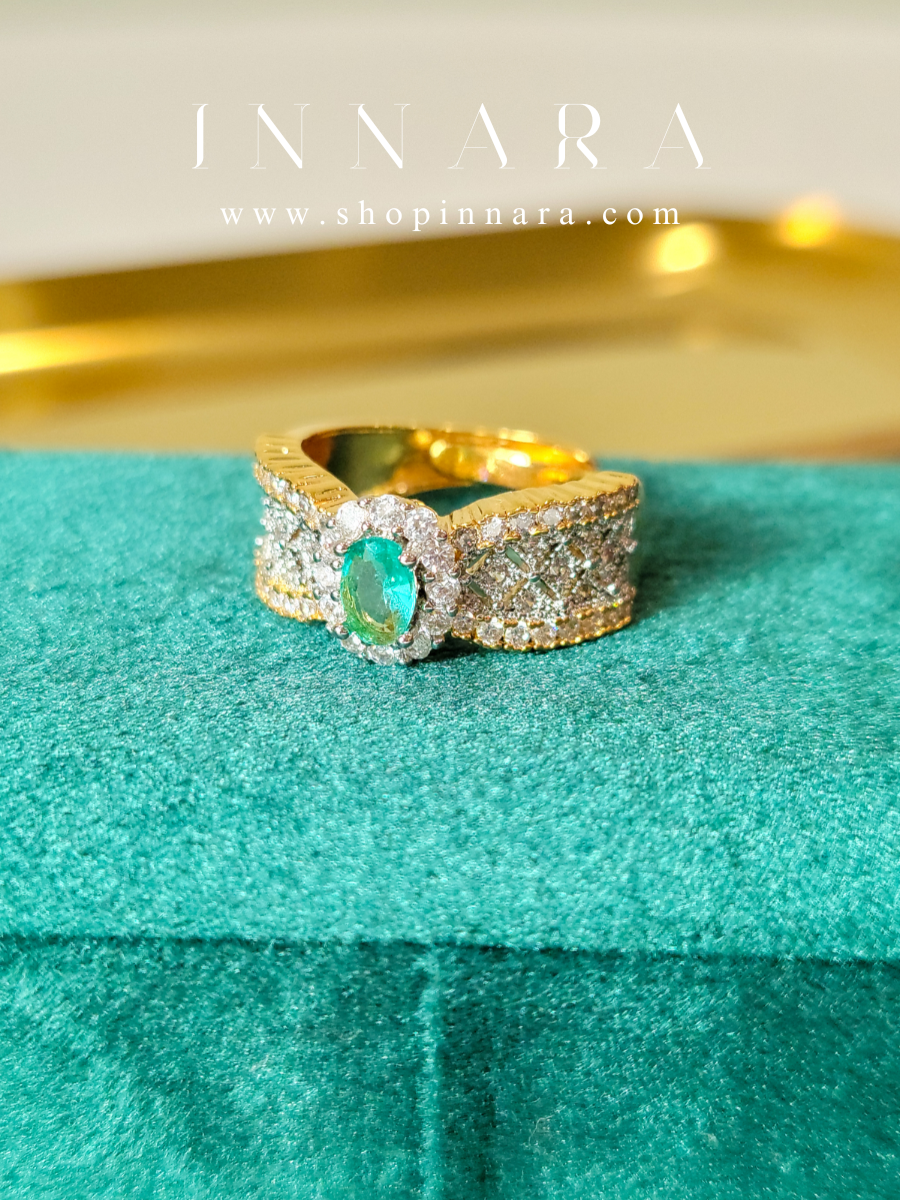 Ivy Blossom Ring (Adjustable)
