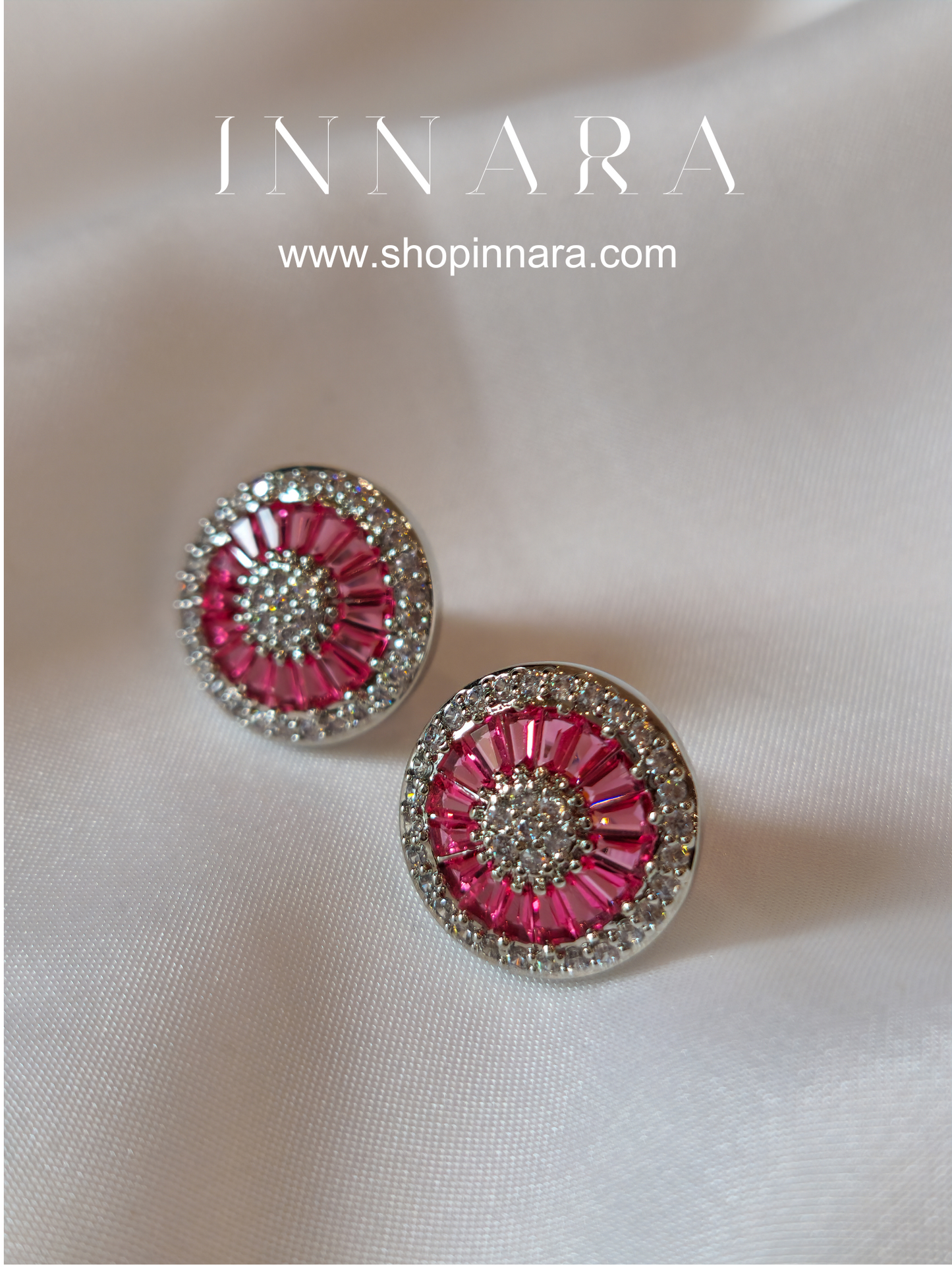 Enigmatic studs- Pink