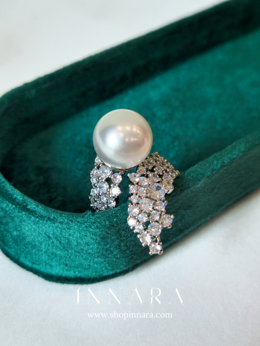 Pearl Symphony Ring (Adjustable)