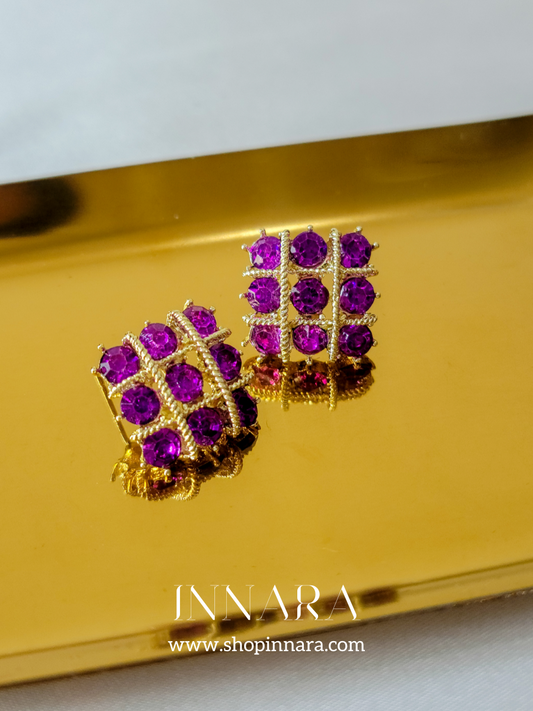 Lattice Bloom Earrings