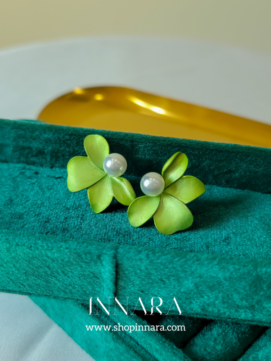 Lime Blossom Studs