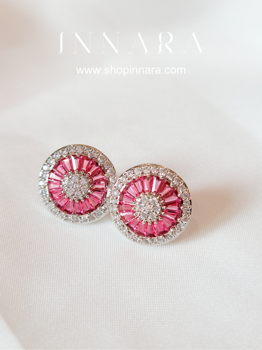 Enigmatic studs- Pink