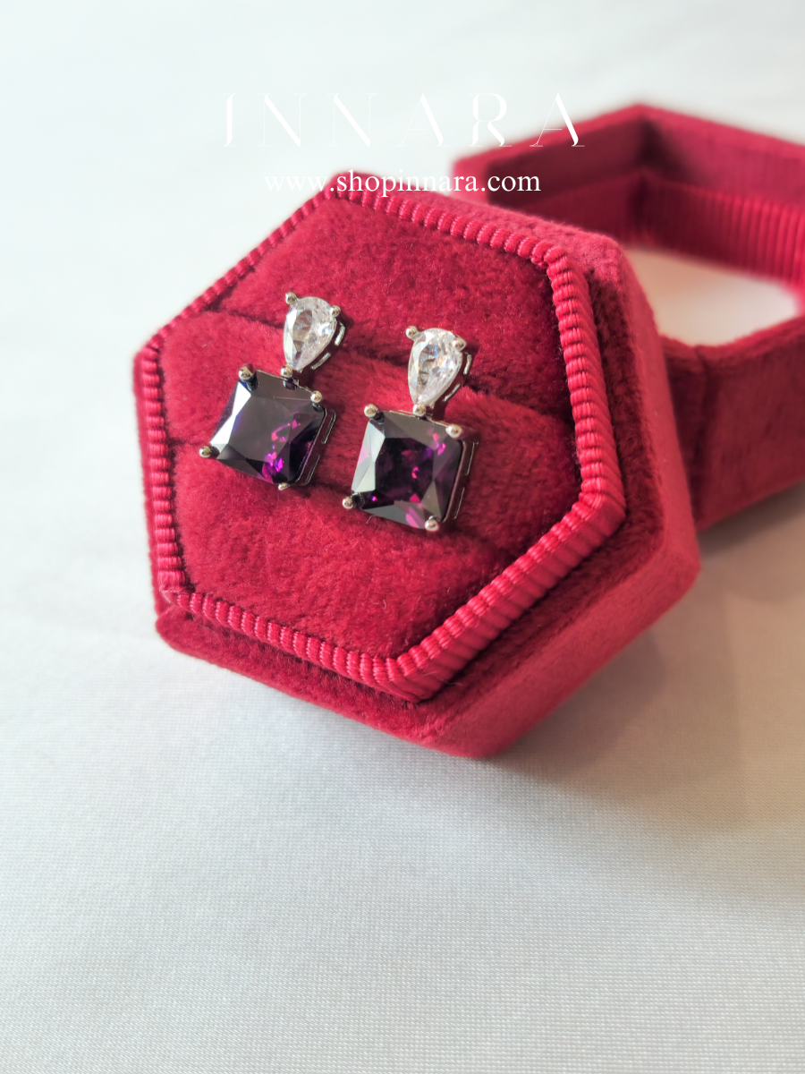 Lavender Cascade Studs