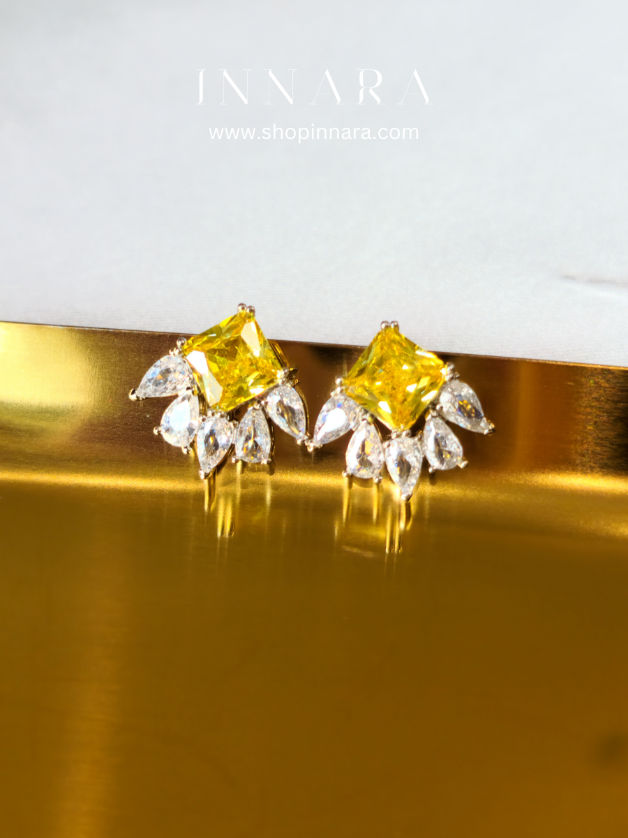 Amber Glow Studs