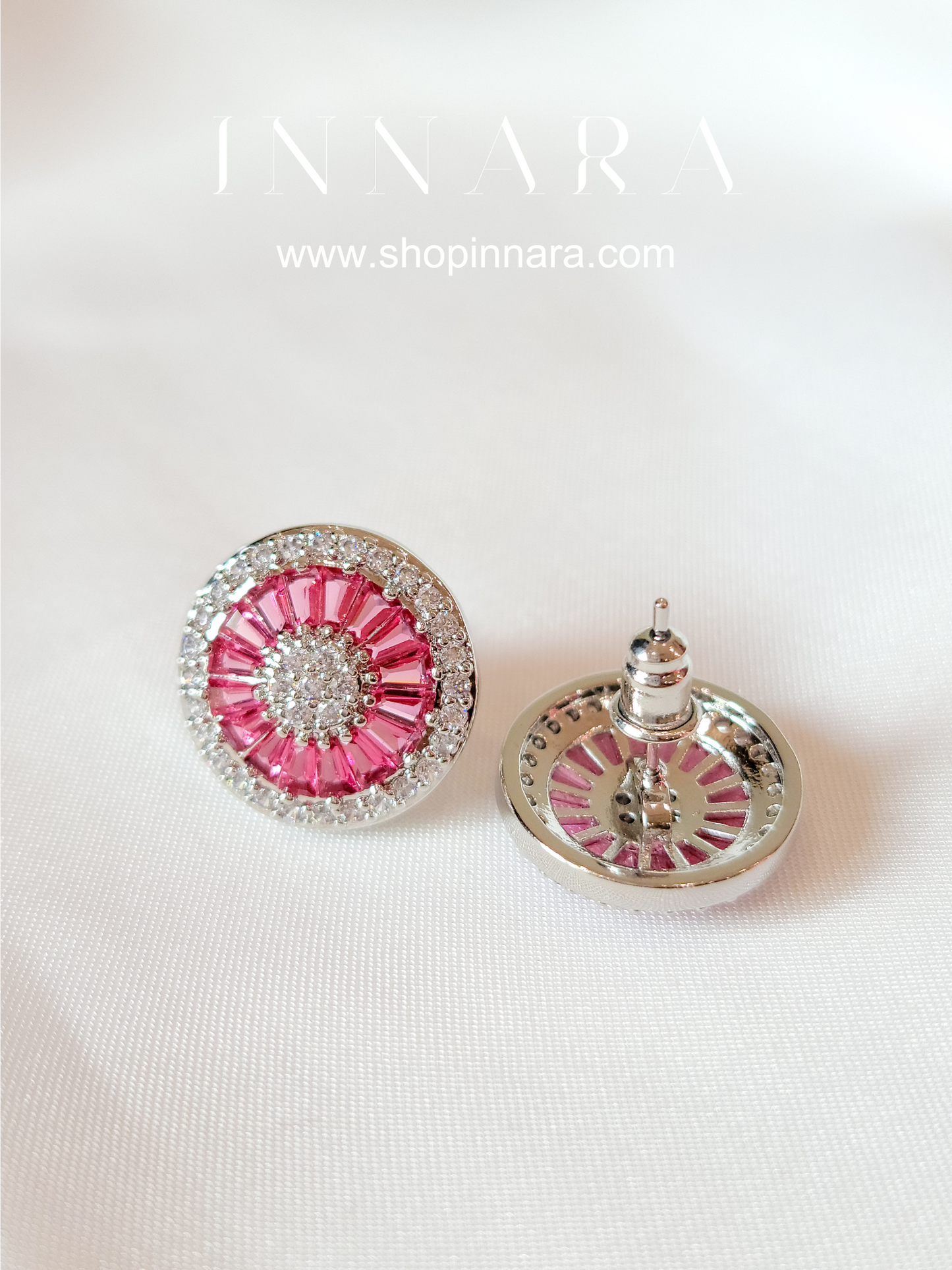 Enigmatic studs- Pink