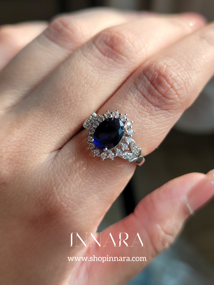 Eclat Bleu Ring ( Adjustable )