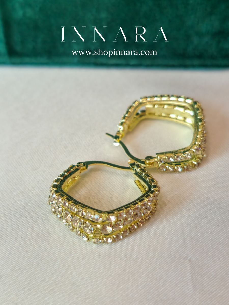 Golden Aura Hoops