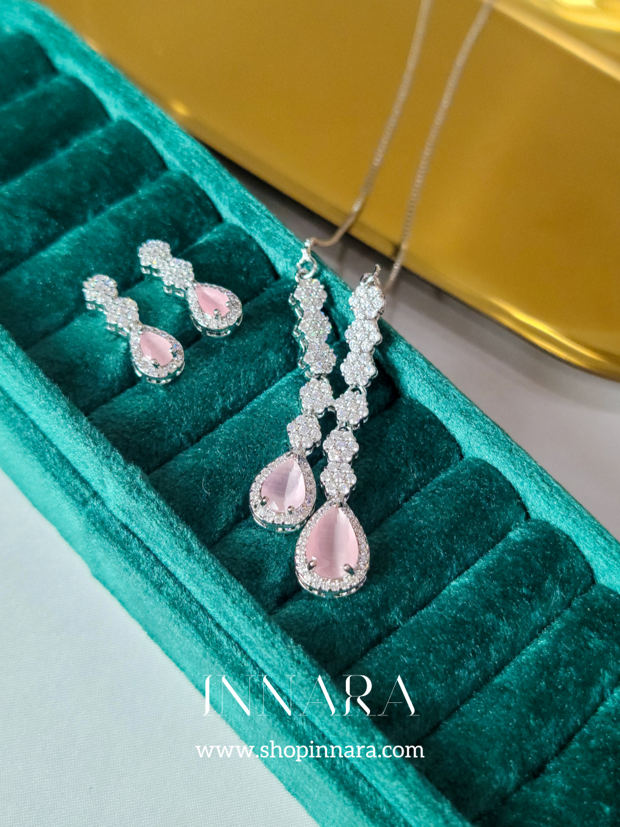 Pink Pavé Stream Set