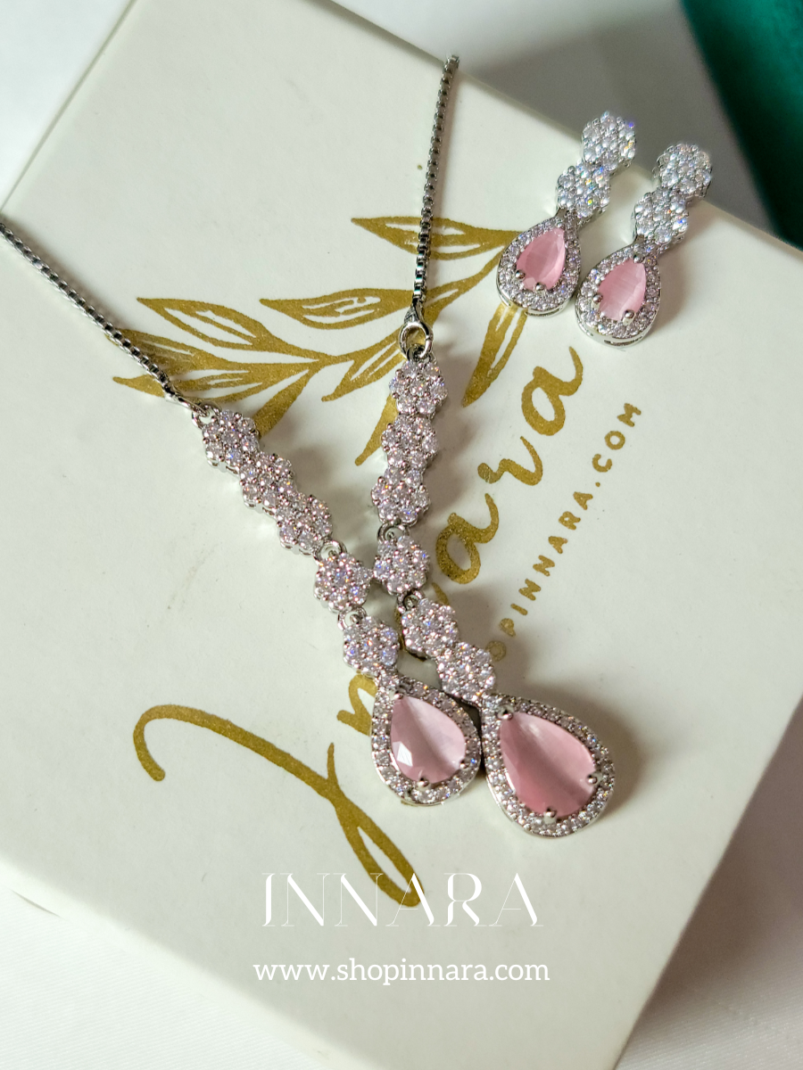 Pink Pavé Stream Set