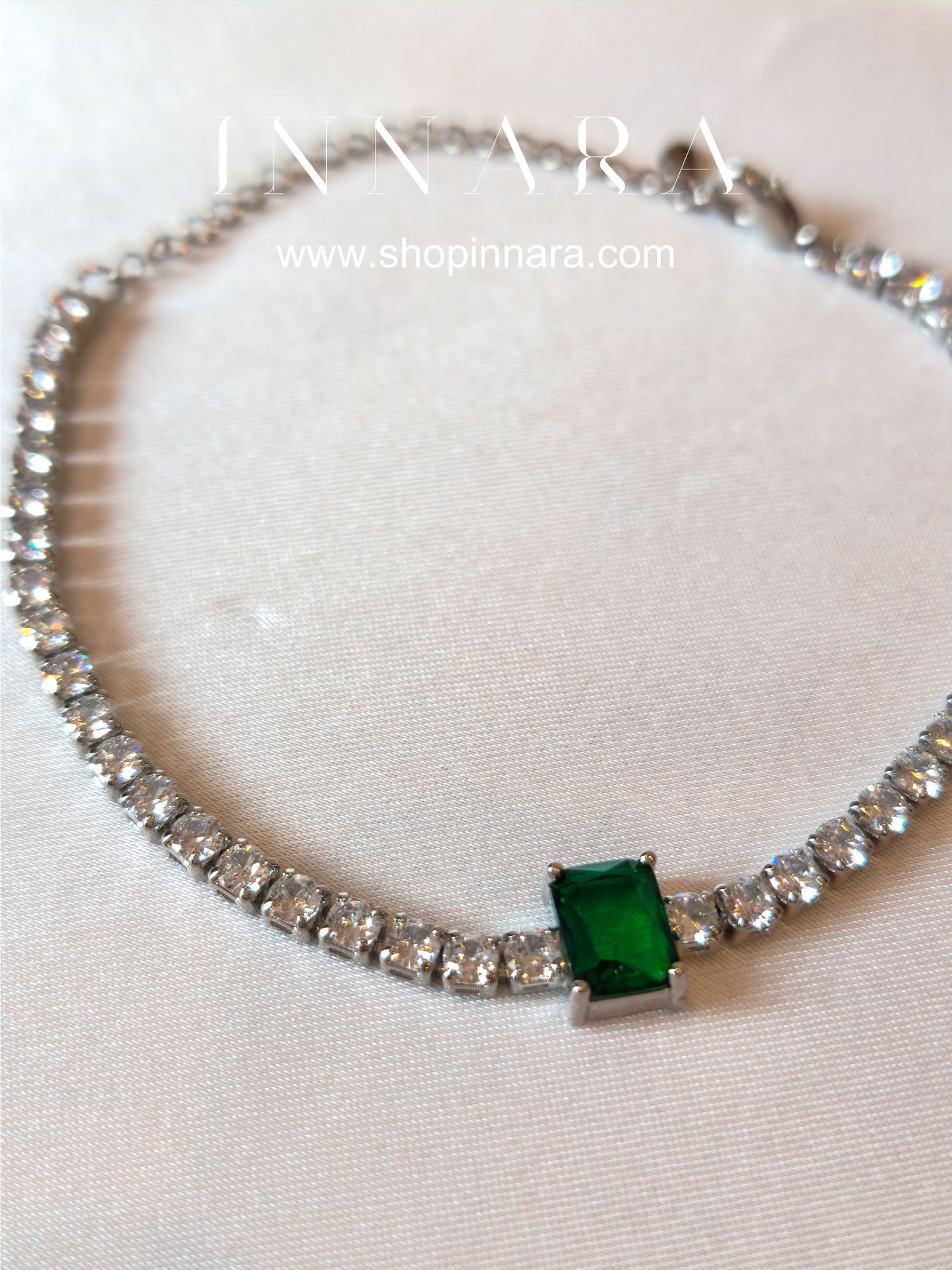 Green Envy Square Bracelet