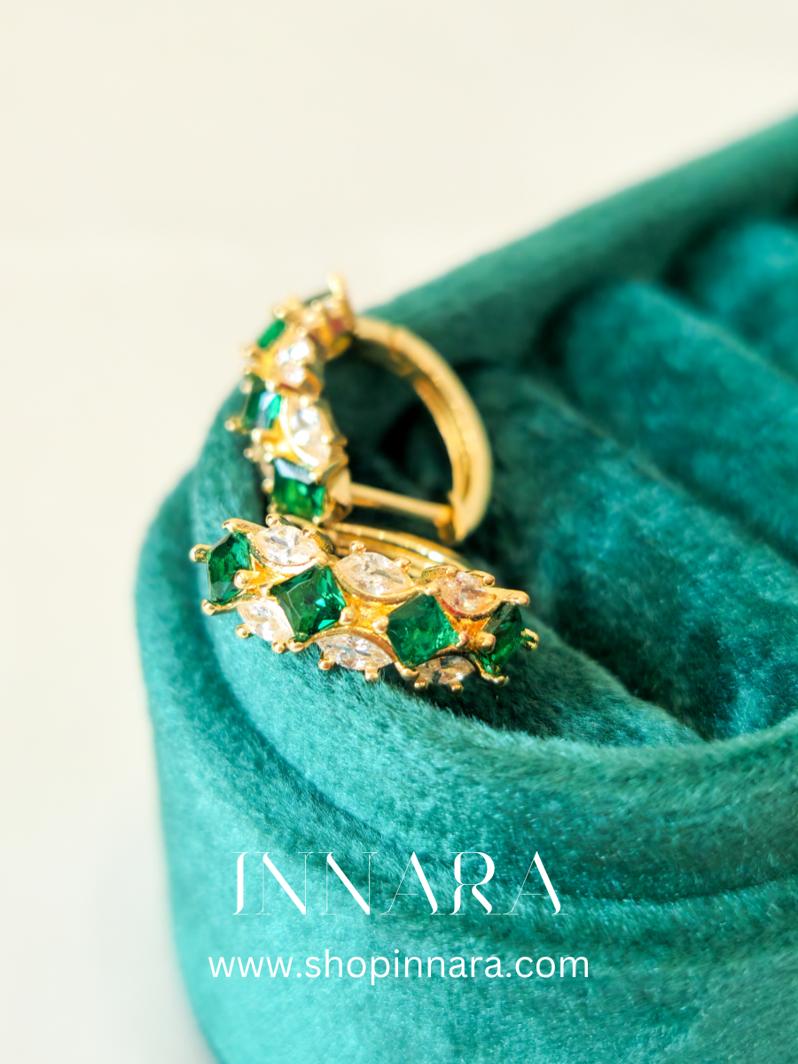 Emerald Gleam Hoops
