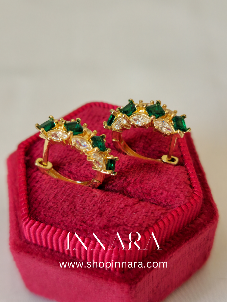Emerald Gleam Hoops