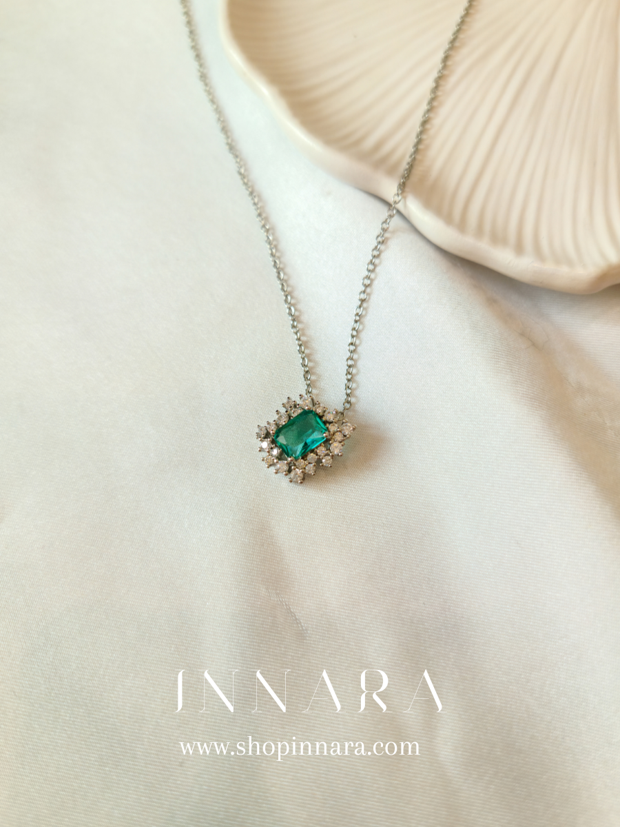 Minimal Teal Zirconia Set