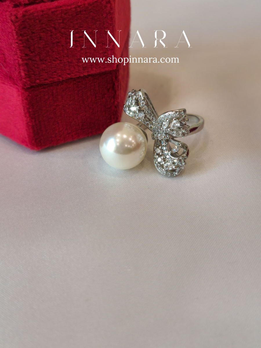 Mystic Pearl Ring (Adjustable)