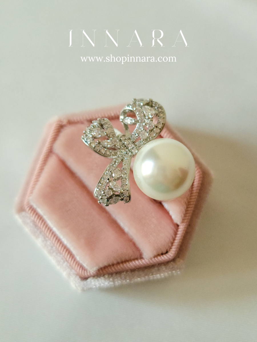 Mystic Pearl Ring (Adjustable)