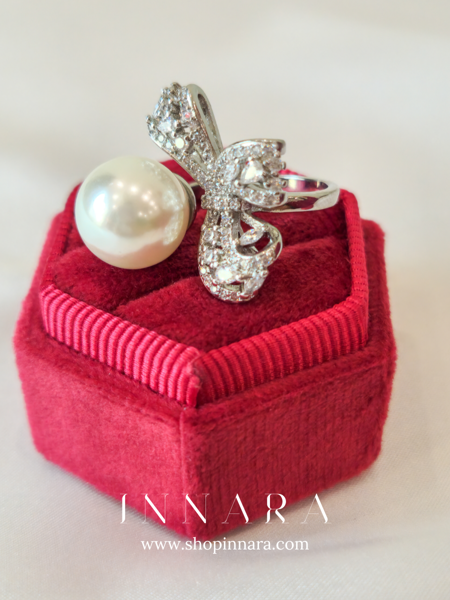 Mystic Pearl Ring (Adjustable)