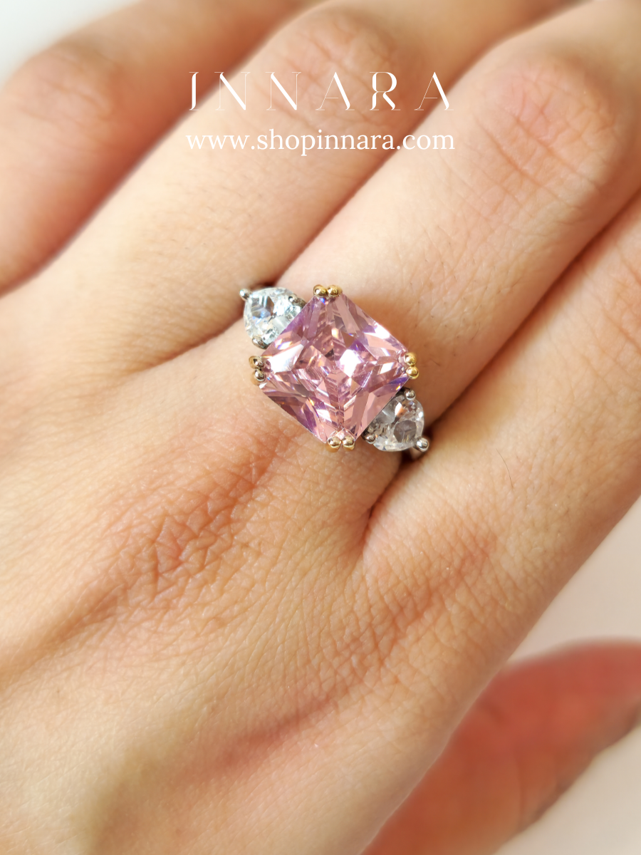 Pink Allure Ring (Adjustable)