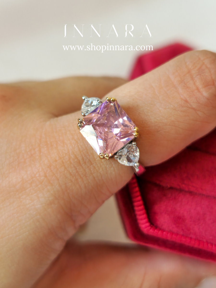 Pink Allure Ring (Adjustable)